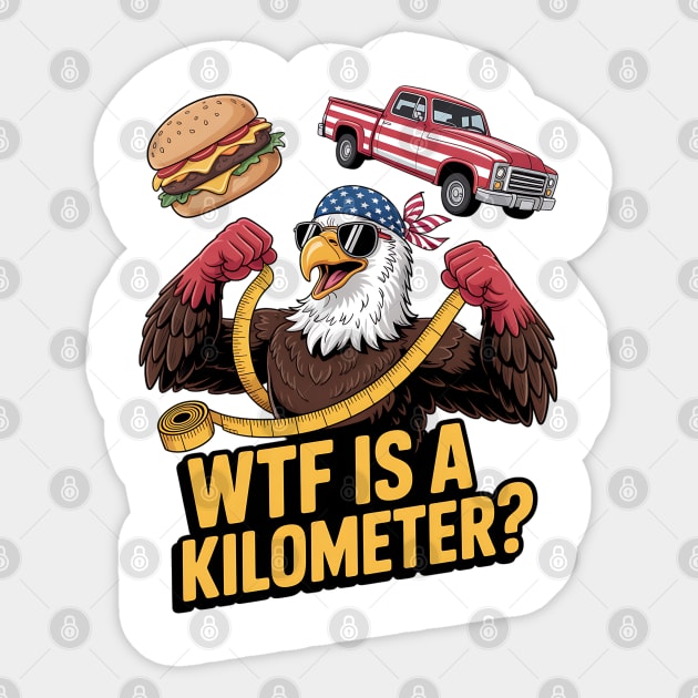 WTF is a kilometer Meme Sticker by UrbanLifeApparel